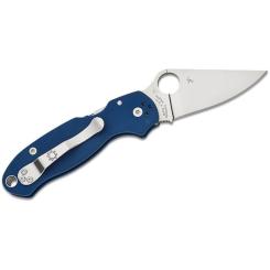 Нож Spyderco Para 3 Satin SPY27 Cobalt Blue G10 Фото 1