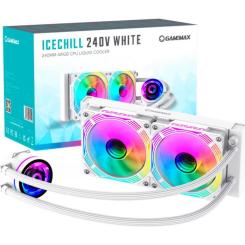 Система жидкостного охлаждения Gamemax IceChill 240V White Фото 8