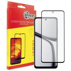 Стекло защитное Dengos Full Glue Realme C65 (black) Фото