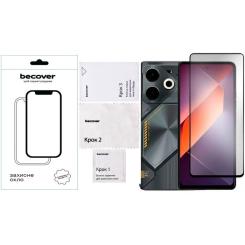 Стекло защитное BeCover Tecno POVA 6 (LI7) Black Фото 3