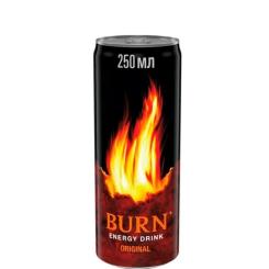 Энергетический напиток Burn Original Безалкогольный сильногазированный 250 мл Фото