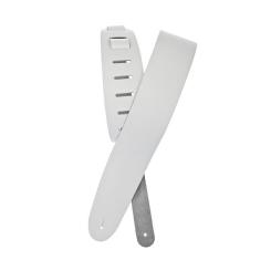 Ремень для гитары D'Addario Basic Leather Strap White Фото