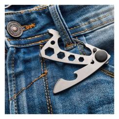 Мультитул Schwarzwolf Burundi 10 функцій сірий Фото 6