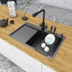 Мойка кухонная Nett NB-7848(L) Фото 8