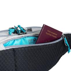 Сумка-бананка Pacsafe Eco Anti-Theft Waist Pack сірий/чорний Фото 6