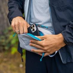 Сумка-бананка Pacsafe Eco Anti-Theft Waist Pack сірий/чорний Фото 7