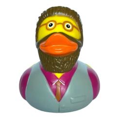 Игрушка для ванной Funny Ducks Качка Хіпстер Фото 1