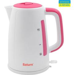 Электрочайник Saturn ST-EK8435U White/Pink Фото