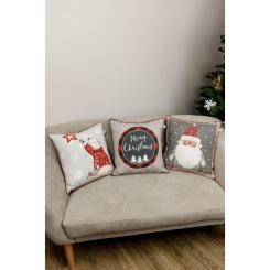 Наволочка Прованс декоративная Добрый Санта 45х45 Фото 1