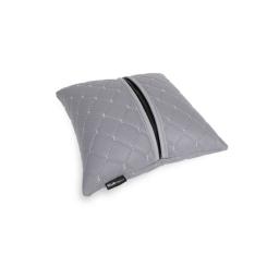 Подушка EVAtech ECO 30x30 см сіра з сірою ниткою Фото 4