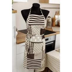 Фартук Прованс Пэчворк коричневый Фото 2