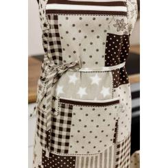 Фартук Прованс Пэчворк коричневый Фото 4