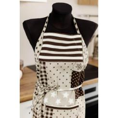 Фартук Прованс Пэчворк коричневый Фото 5