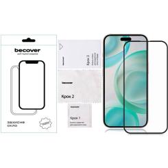 Стекло защитное BeCover Apple iPhone 16 Pro Black Фото 3