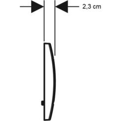 Панель смыва Geberit Delta30 білий Фото 4