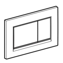 Панель смыва Geberit Sigma30 білий Фото 1