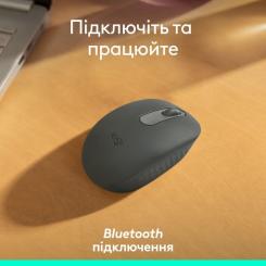 Мышка Logitech M196 Bluetooth Graphite Фото 5