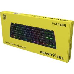 Клавиатура Hator Gravity X TKL Orange USB Black Фото 9