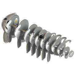 Пазл Eugy 3D Зоопарк Волк Фото 2