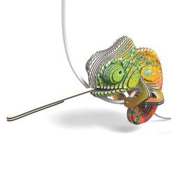 Пазл Eugy 3D Зоопарк Хамелеон Фото 3