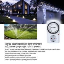 Таймер-розетка ColorWay CW-STM01-24H Фото 8