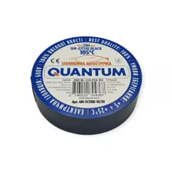 Изоляционная лента Quantum black 19мм/30м Фото