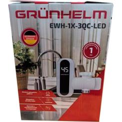 Проточный водонагреватель Grunhelm EWH-1X-3QC-LED Фото 2