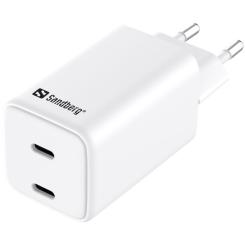 Зарядное устройство Sandberg 2xUSB 65W (2xUSB-C) Gan III Фото