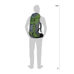Рюкзак туристический Terra Incognita Titan 60 зеленый/серый Фото 3
