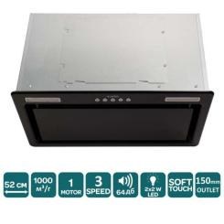 Вытяжка кухонная Ventolux PUNTO 52 BKG (1000) ST Фото 2