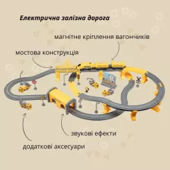 Железная дорога Otamanko Мандрівний Експрес електрична залізниця 92 деталей Фото 5