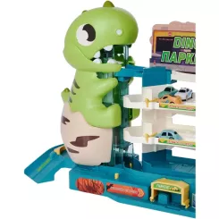 Игровой набор ZIPP Toys Dino паркінг електричний, 6 машинок Фото 4