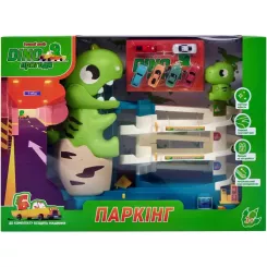 Игровой набор ZIPP Toys Dino паркінг електричний, 6 машинок Фото 8