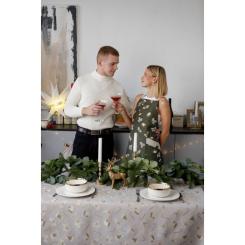 Скатерть Прованс Шапочки на бежевом 136х180 см Фото 8