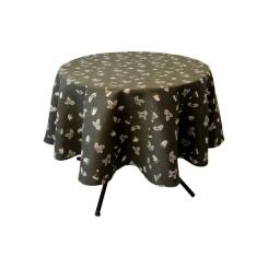 Скатерть Прованс Шапочки на зеленом Dх180 см Фото 9