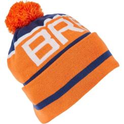 Шапка Brain з помпоном 58 Blue/orange Фото 2