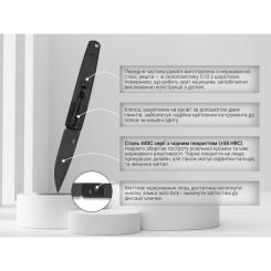 Нож Ganzo G721B-BK Фото 8