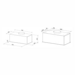 Вытяжка кухонная Eleyus URBAN 700 LED 52 BL Фото 11