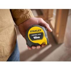 Рулетка Stanley CONTROL-LOCK 10мх25мм, двухсторонняя шкала Фото 5