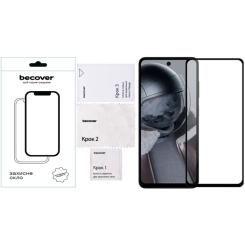Стекло защитное BeCover Poco F6 Pro Black Фото 1