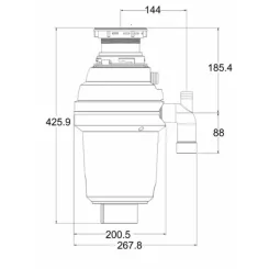 Измельчитель пищевых отходов GRANADO Algar 1000 Silence+ Фото 8
