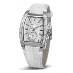Наручные часы Seculus 1667.2.1069 white, ss cz stones, white leather Фото