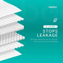 Вкладыш для бюстгальтера Baboo premium 3D 40 шт Фото 1