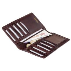 Кошелек Visconti TSC45 Carrara з RFID Brown Фото 3