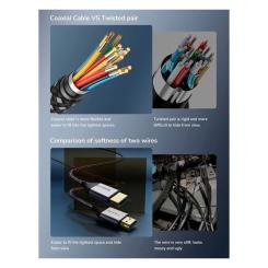 Кабель мультимедийный Cabletime HDMI M to HDMI M 2.0m V2.1 Фото 5