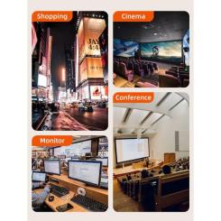 Кабель мультимедийный Cabletime HDMI M to HDMI M 20.0m V2.1 AOC Фото 7