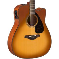 Гитара электроакустическая Yamaha FGX800C Sand Burst Фото 1