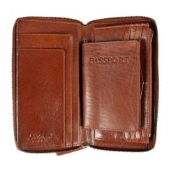 Портмоне Ashwood Дорожное TW01 Chestnut Фото 2