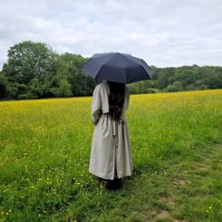 Зонт Fulton Open&Close-3 L345 Black Фото 1