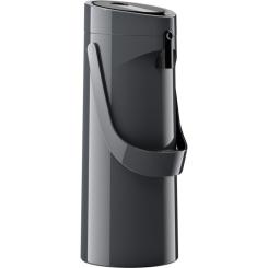 Термос Tefal Ponza Pump, 1.9л, пластик, скло, чорний Фото